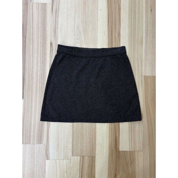 Sophie Max S Brown Stretch Mini Skirt Rayon Blend EUC - Picture 1 of 5